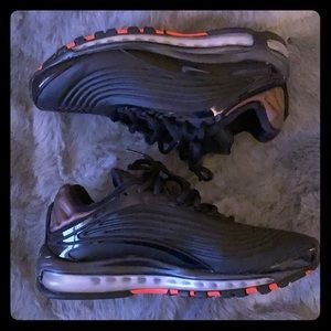 Black on black tuxedo sneaker